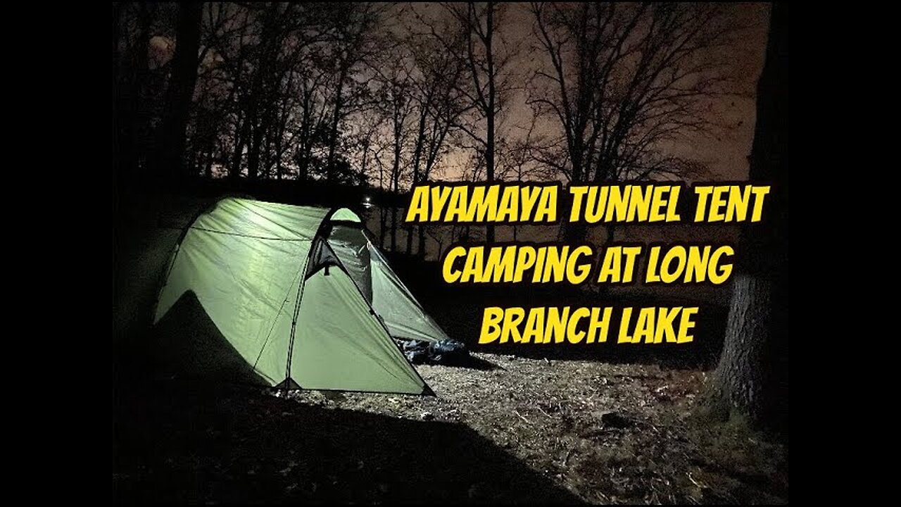Ayamaya Tunnel Tent Camping At Long Branch Lake