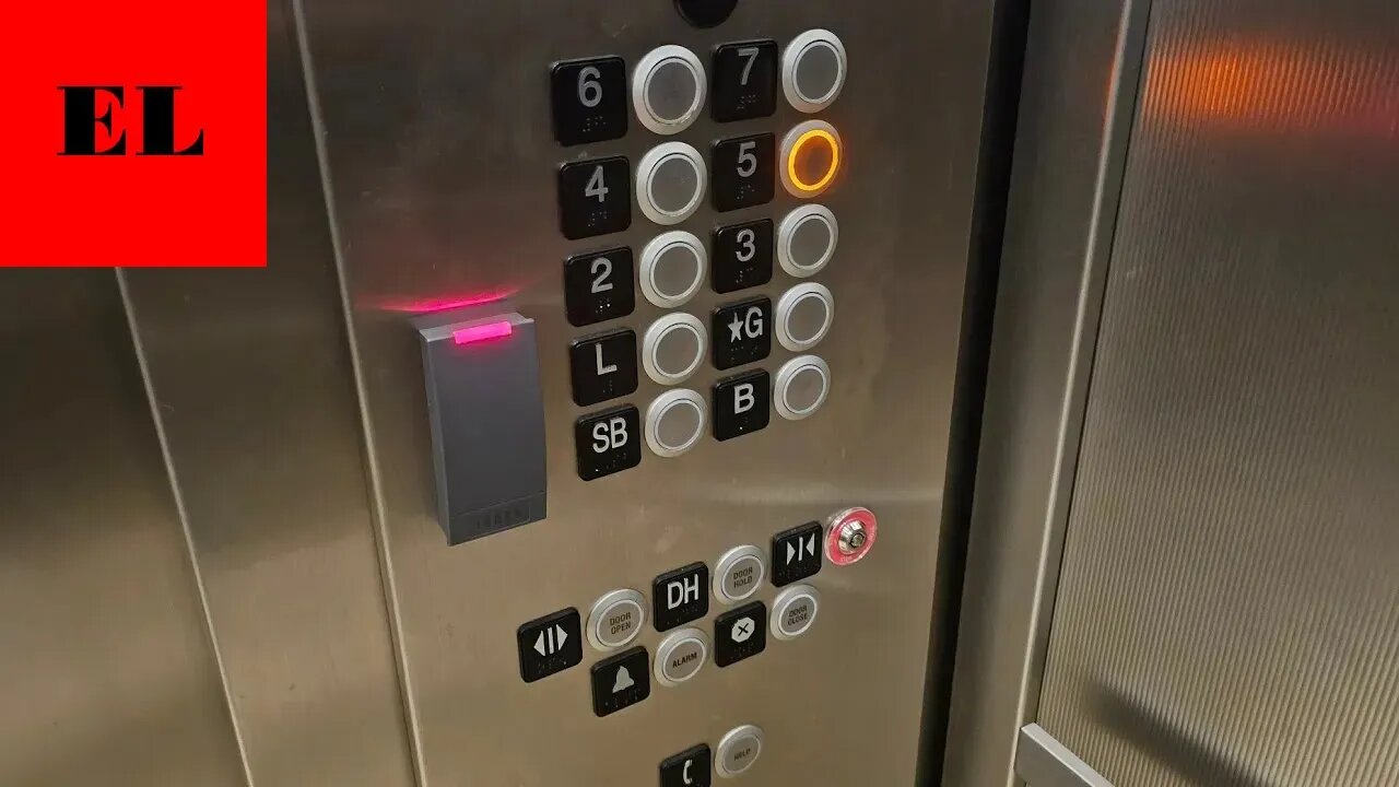 Interesting Kone MonoSpace Traction Elevators - UNC CH Marsico Hall (Chapel Hill, NC)