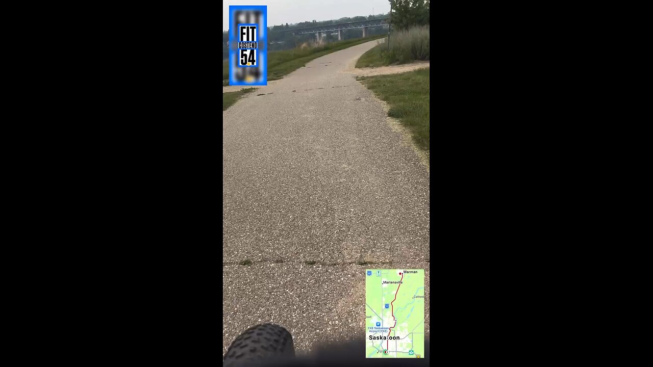 Saskatoon to Warman on a bike