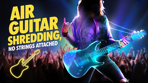 Air Guitar Shredding, No Strings Attached