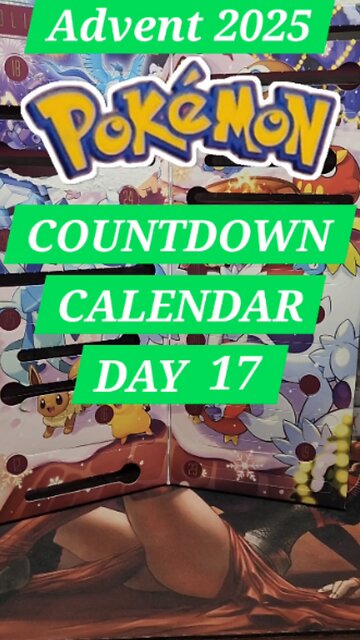 Advent Day 17 Pokémon Countdown Calendar