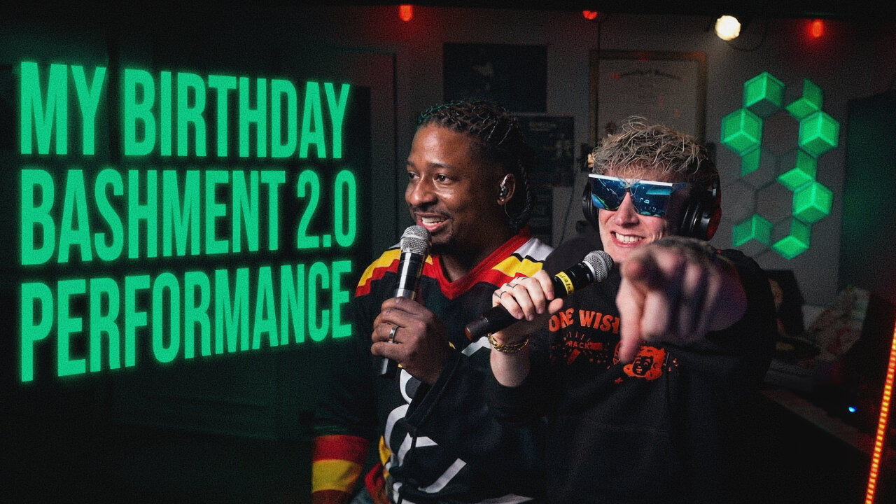 My Birthday Bashment 2.0 Performance (First Time Performing Music I Made 7 Years Ago)