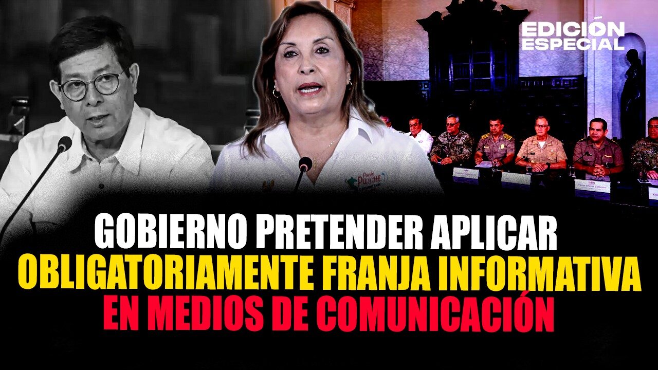 MAR 31 - Gobierno busca imponer franja informativa en medios para difundir sus «acciones»