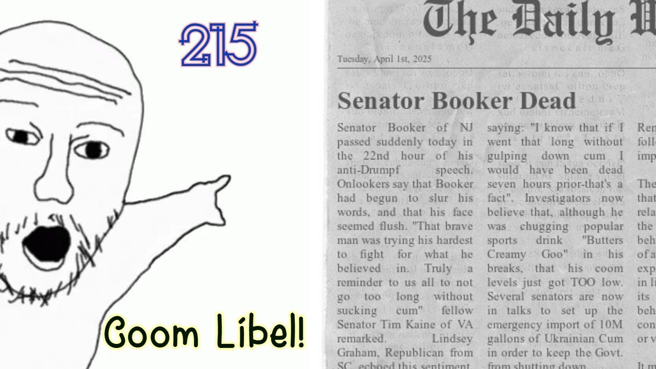 Midnight Oblivion Pt 215: Coom Libel