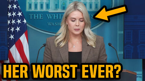 Karoline Leavitt’s DISGUSTING press briefing, TOTALLY SICK