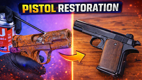 From Rusted Junk to Masterpiece: Satisfying Pistol Restoration| The Exclusive Talks