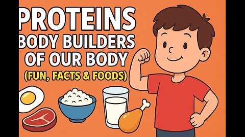 ✨ Proteins – Body Builders of Our Body | Food Series for Kids | Curious Cub 🐻