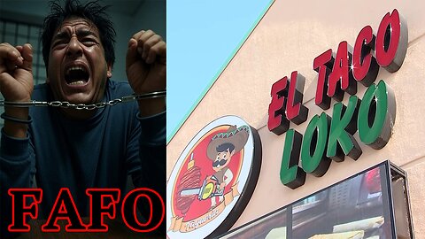 Taco Shop owner SH*TS HIS PANTS! FINDS OUT in HANDCUFFS by ICE! FAFO!