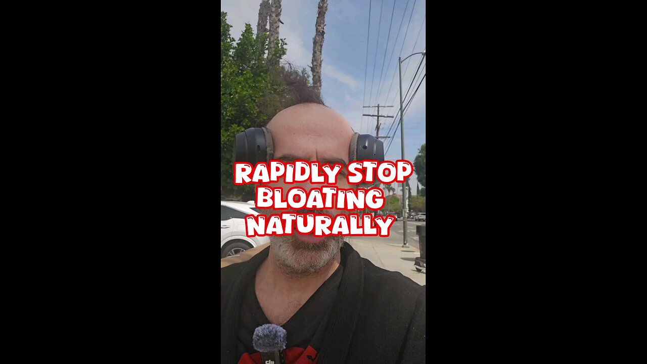 rapidly stop bloating naturally