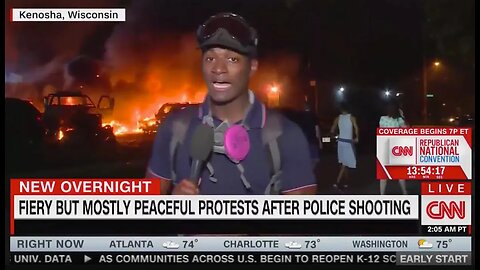 Epic Facepalm Moment. LA Mayor Claims City is ‘Calm’ While Fires Burn on TV Screen Behind