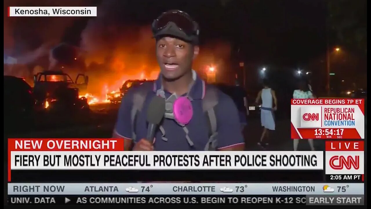 Epic Facepalm Moment. LA Mayor Claims City is ‘Calm’ While Fires Burn on TV Screen Behind