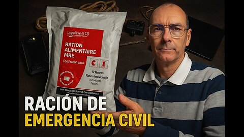 RACION DE EMERGENCIAS CIVIL 12 HORAS