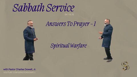 Sabbath Service 2025-04-19 | Answers To Prayer - 1 |