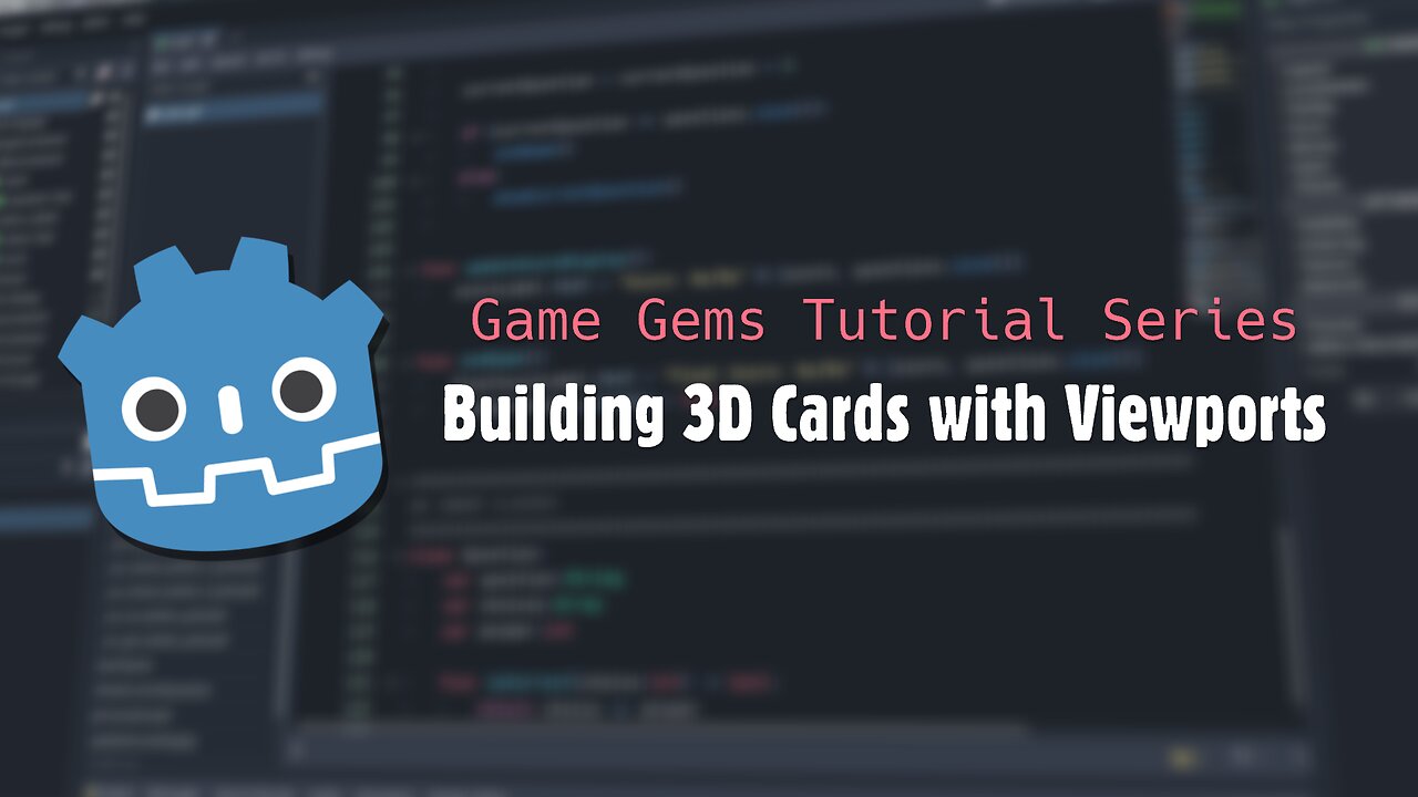 Godot 4 Tutorial - Creating 3D Cards from Viewports