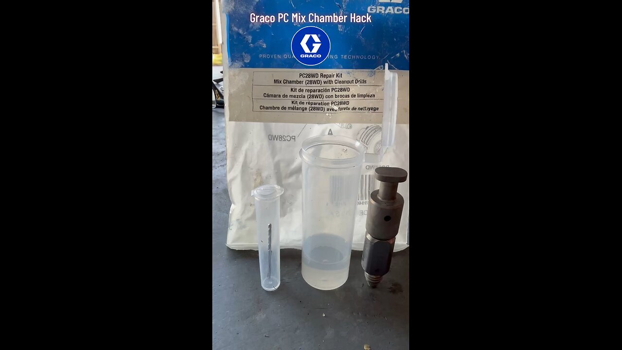 How to keep your Graco PC Mix Chamber Clean between jobs