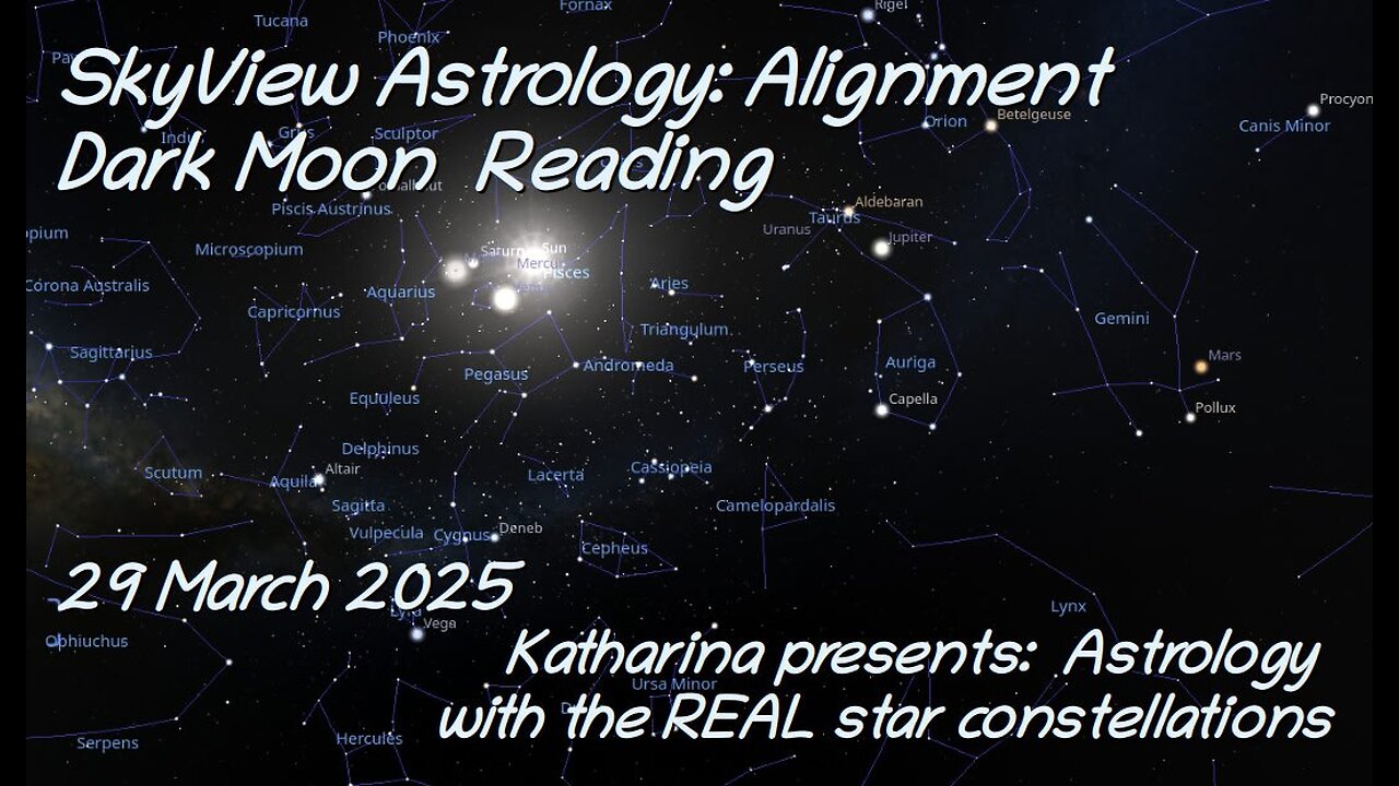Astrology: Dark Moon reading 29 March '25: Alignment message