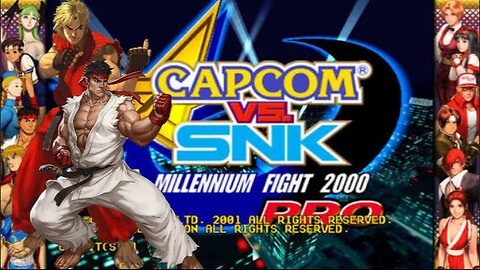 Capcom Vs. SNK: Millennium Fight 2000 Pro - Arcade - Ryu r2/Ken r2