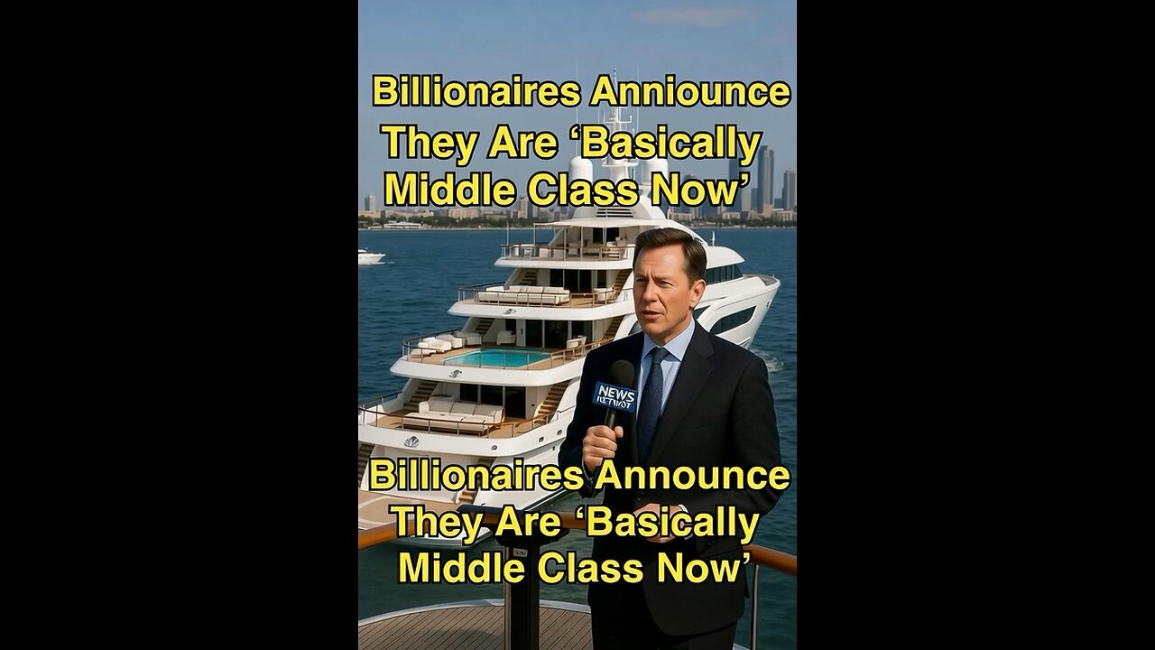 Billionaires Announce They Are ‘Basically Middle Class Now’