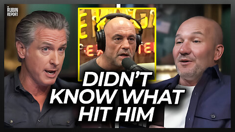 Gavin Newsom Gets Visibly Angry as Shawn Kelly Reads Joe Rogan’s Question for Him