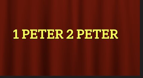 1 PETER 2 PETER Auto read Bible