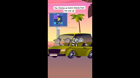 Picking up mom's friends from the club