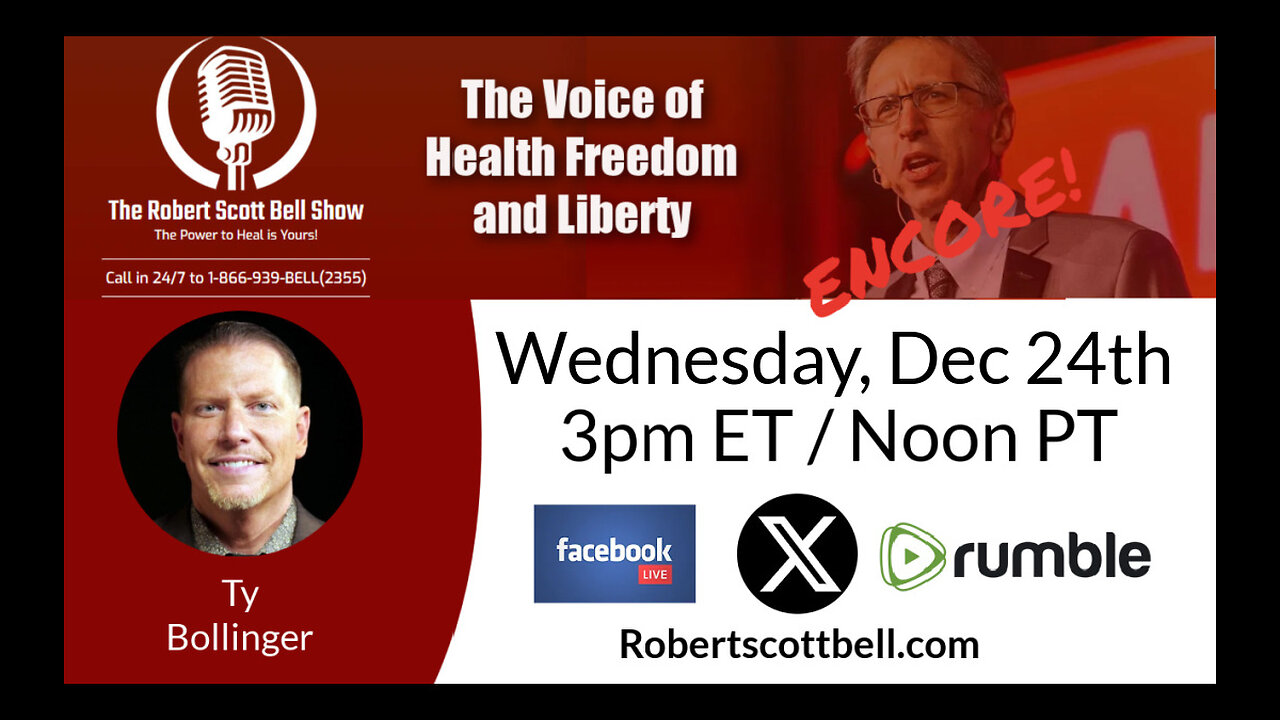 ENCORE! CHD Petitions FDA, Breast Milk Autism, Chiropractors MAHA Backbone, Saponaria, Ty Bollinger, Medical Cult Exposed - The RSB Show 12-24-25