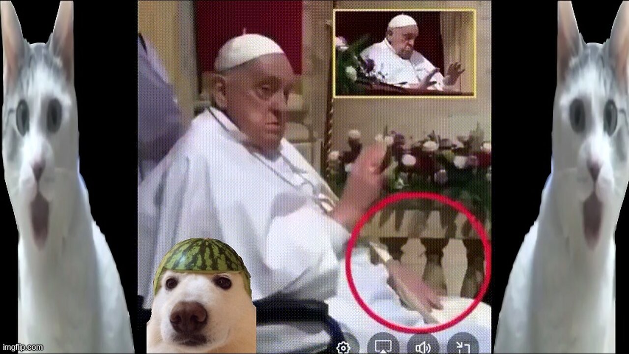 POPE HELL 🇻🇦 HAD 3 HANDS❓