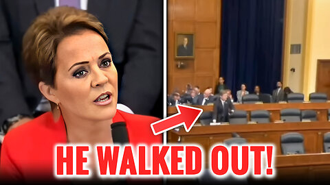 Dem Congressman Gets CRUSHED by Kari Lake - He WALKS OUT!