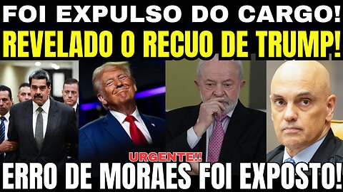 urgente! ELE FOI EXPULSO DO CARGO! TÁ FORA! ALEXANDRE DE MORAES DO STF COMEMORA DECISÃO DOS EUA!
