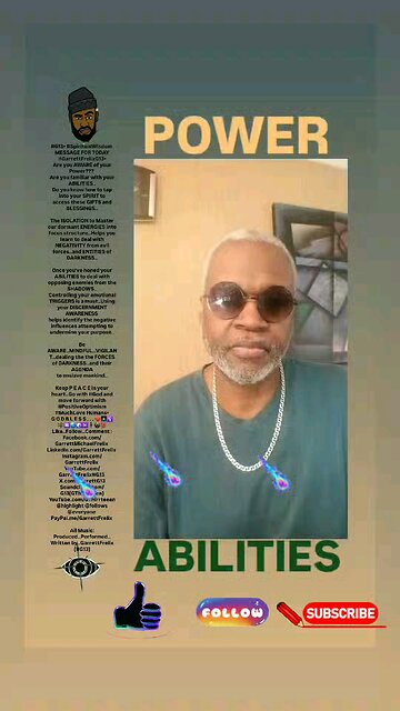 ▪︎POWER ABILITIES▪︎