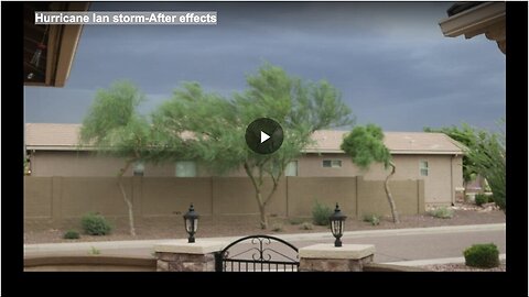 "After-Effects of Hurricane Ian Storm"