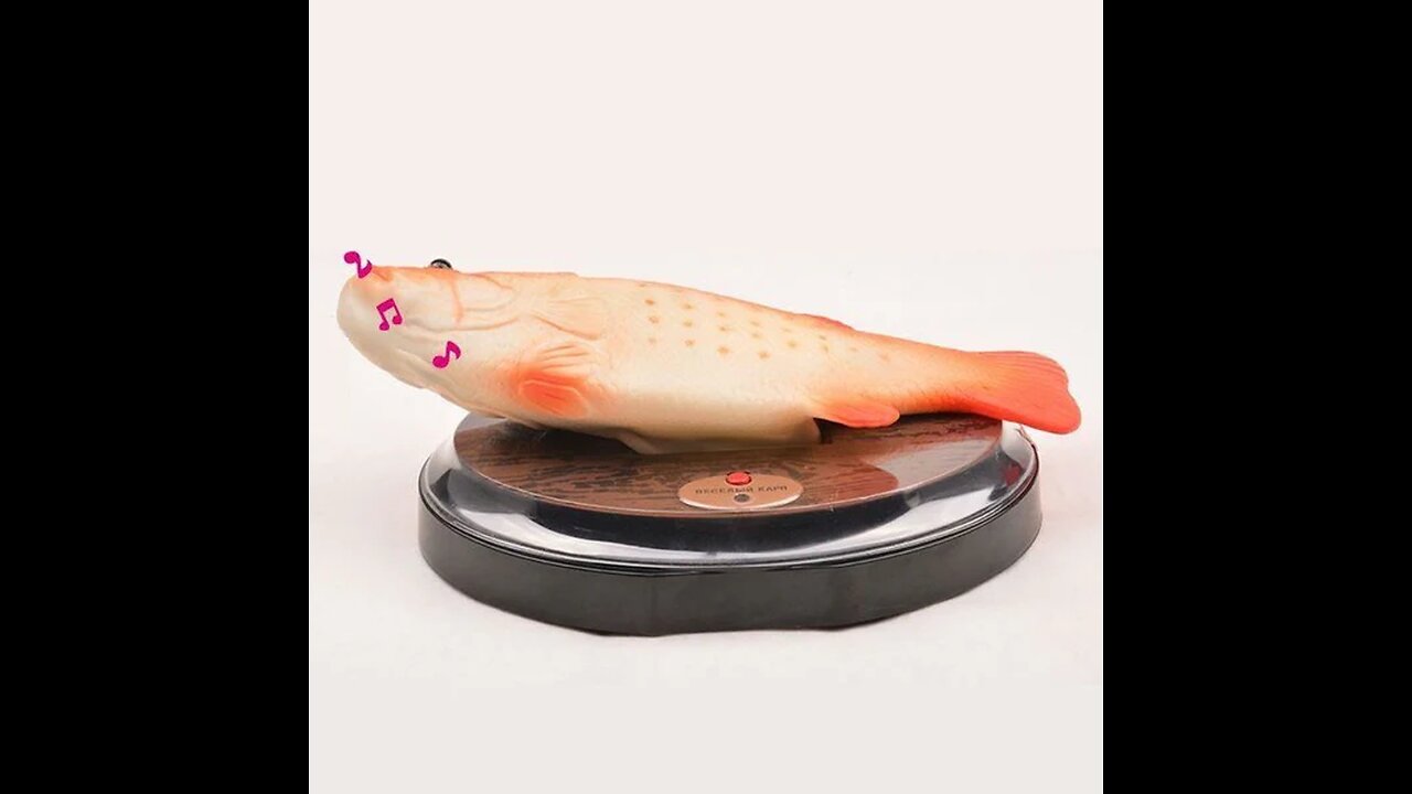 Singing & Tail Flapping Fish Toy, for Birthdays, Parties & More