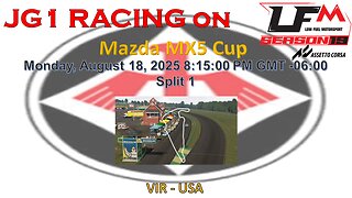 JG1 RACING on LFM - Mazda MX5 Cup - VIR - USA - Split 1