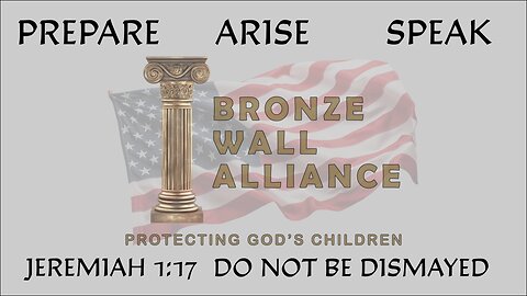 Prepare, Arise, Speak: Do Not Be Dismayed