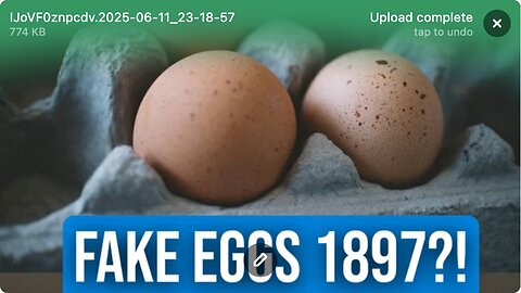FAKE EGGS IN 1897