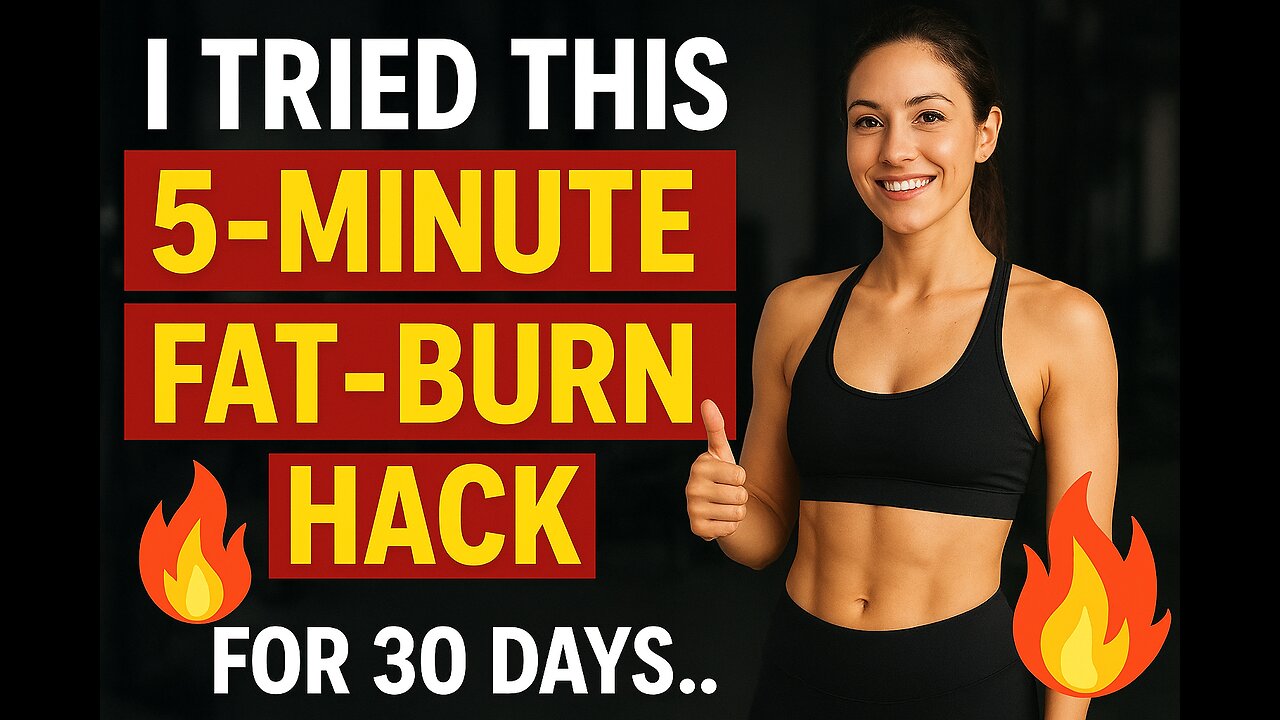🔥 I TRIED This 5-Minute Fat-Burn Hack for 30 Days… INSANE RESULTS! 🔥