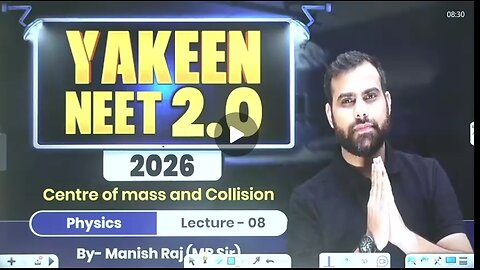 Center of mass class 11 lecture 8 by mr sir