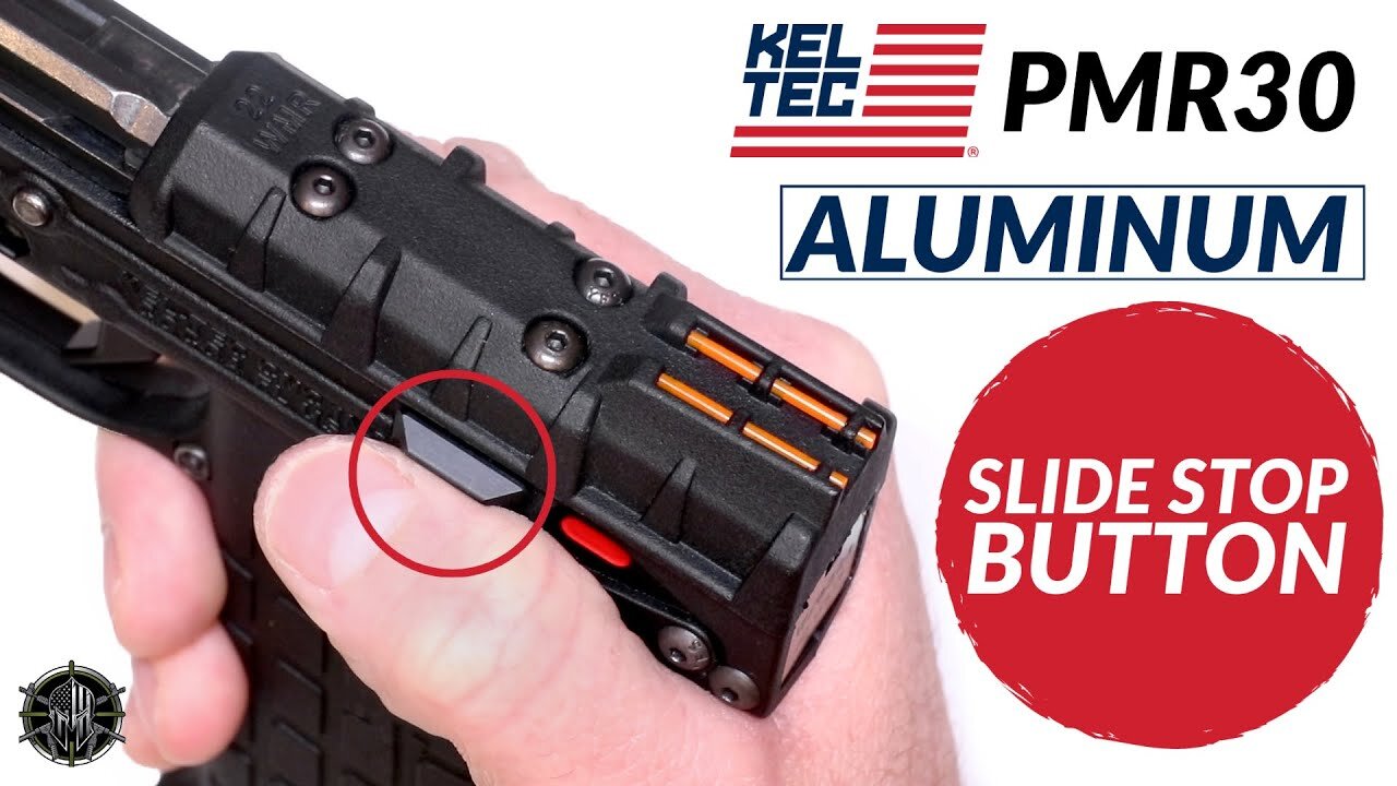 KEL-TEC PMR-30 Aluminum Slide Stop - KEL TEC PMR 30 Upgrades to Replace Plastic Parts! M*CARBO