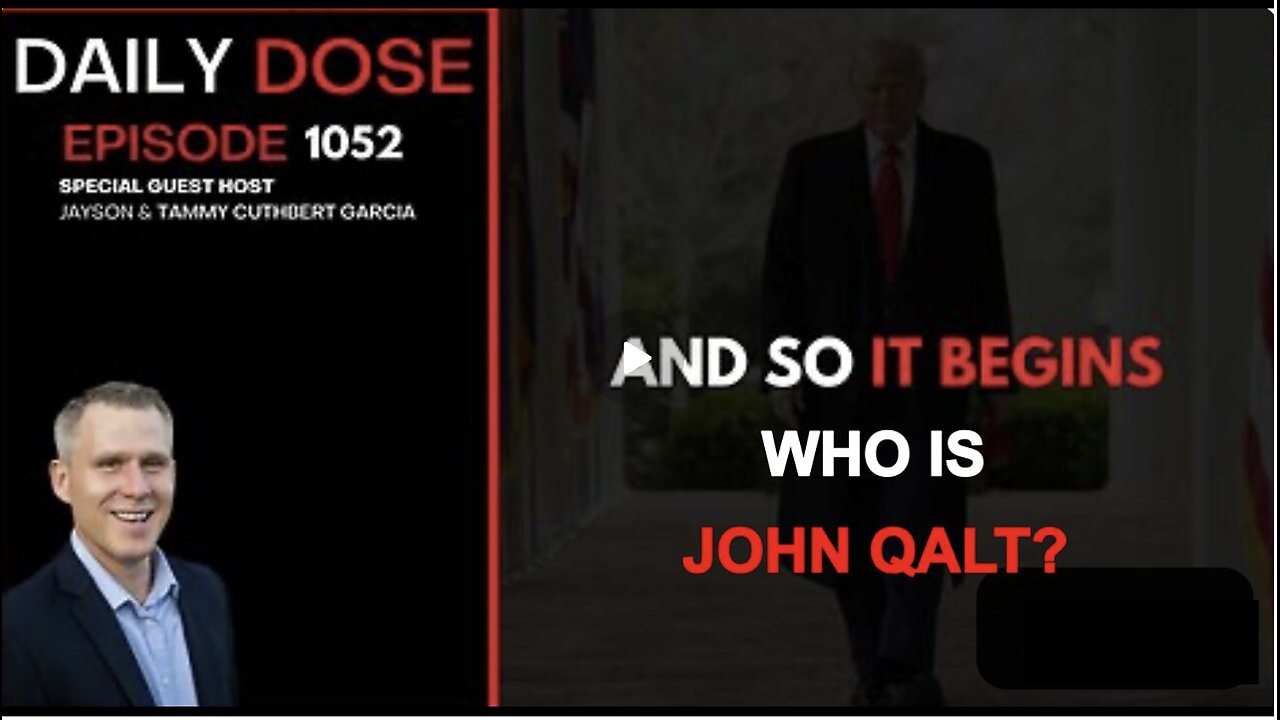 THE DAILY DOSE W/ JOSH REID. AND SO IT BEGINS. WHO IS JOHN QALT?