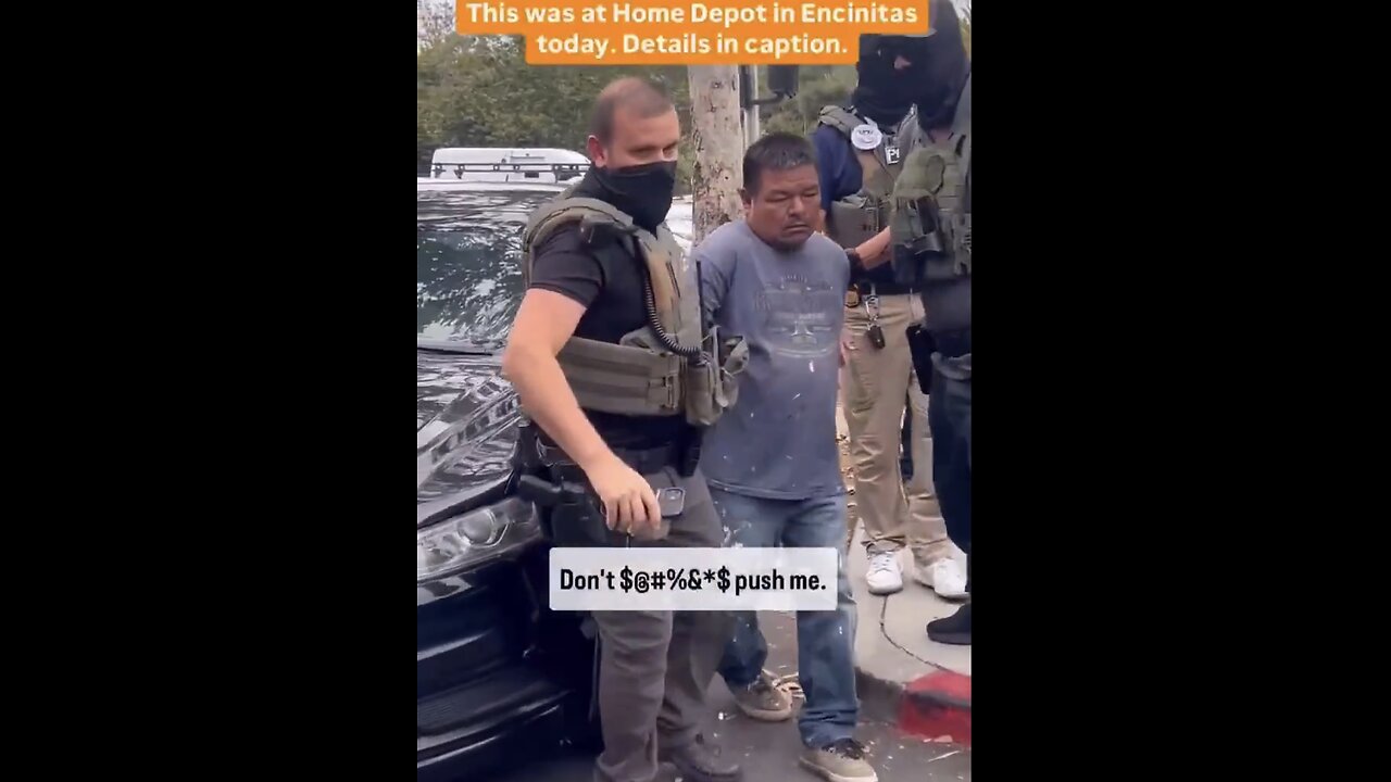 WOMAN HARASS ICE AGENTS👮♂️🏪🚶♂️🚨👲🏃♀️📸ARRESTING ILLEGAL ALIEN👲🏪🧎♂️👮💫