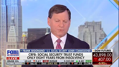 Social Security Commissioner Frank Bisignano: "My second week on the job, the Inspector General