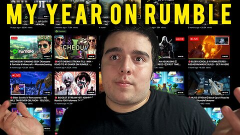 I'VE SPENT 1 YEAR ON RUMBLE! IS IT ANY GOOD?