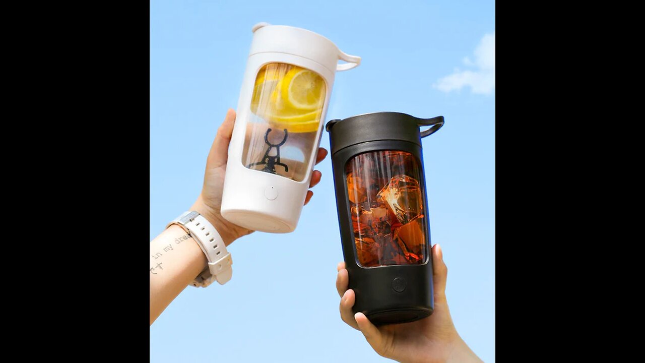 Portable Automatic Blender Cup, with 650ml Capacity, Fast Stirring, for Juice, Milk, Coffee and More