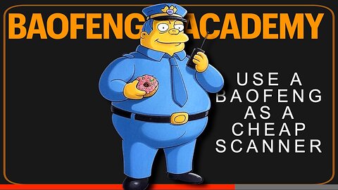How To Use A Baofeng As A Police Scanner