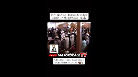 Church in the 90’s #praisebreak #tbt #majorscaletv 💃🏽💃🏽🙌🏾💃🏽💃🏽