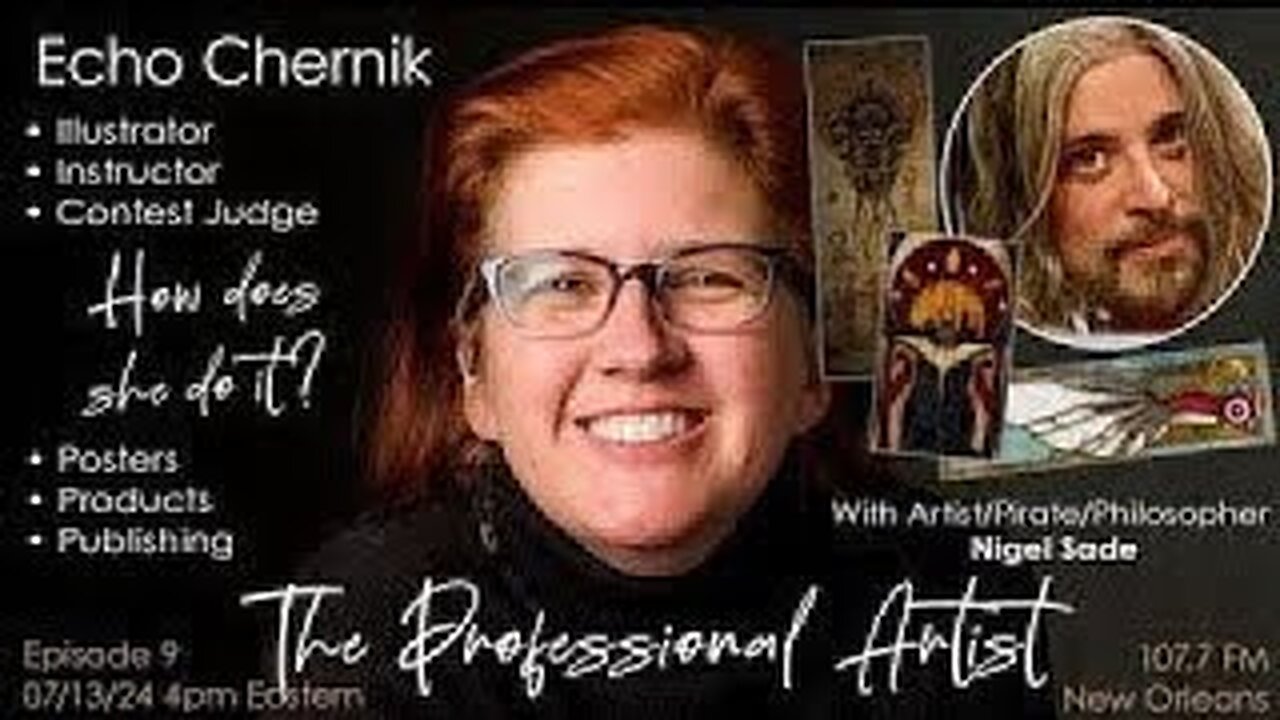 The Professional Artist with Echo Chernik - Artist Nigel Sade -