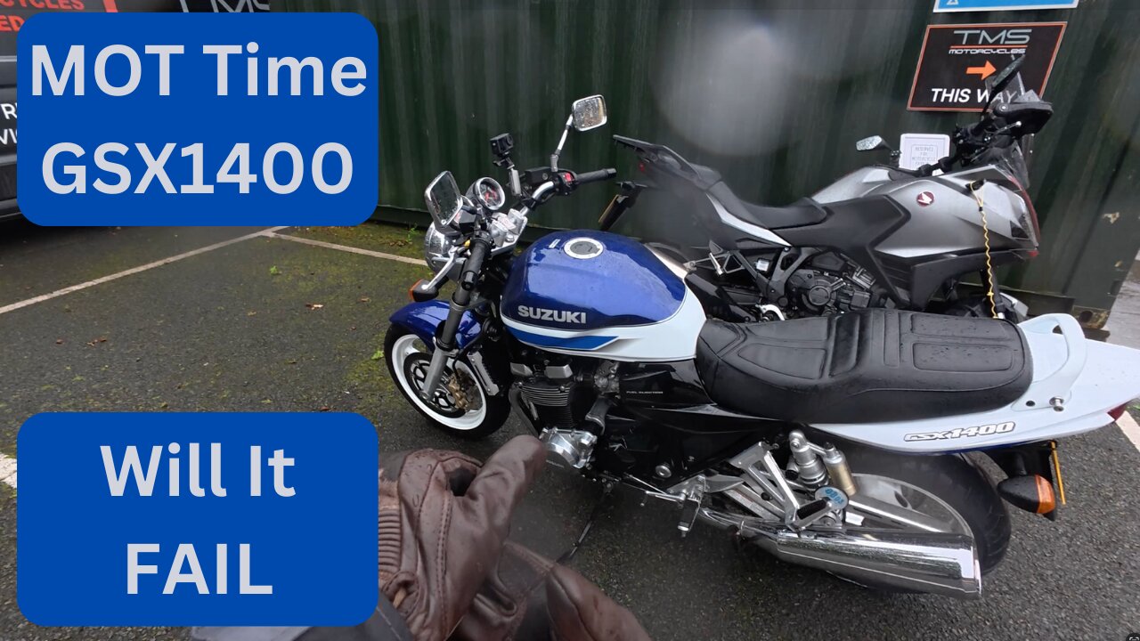 SUZUKI GSX1400 NEVER HAD MOT EVER!!! Will it Fail it's first MOT?