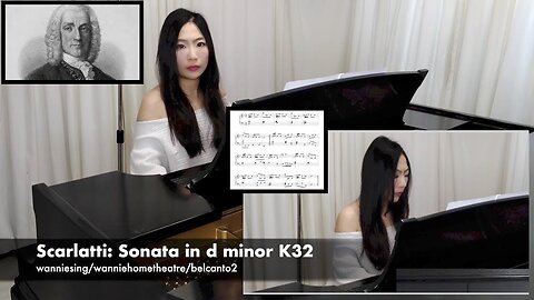 How to play Scarlatti k32 d PIANO Cover Tutorial
