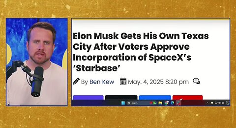 Elon Musk Scores His Own Texas City For SPACE X Starbase [Top 5 News Stories Within the Past 24 Hours]