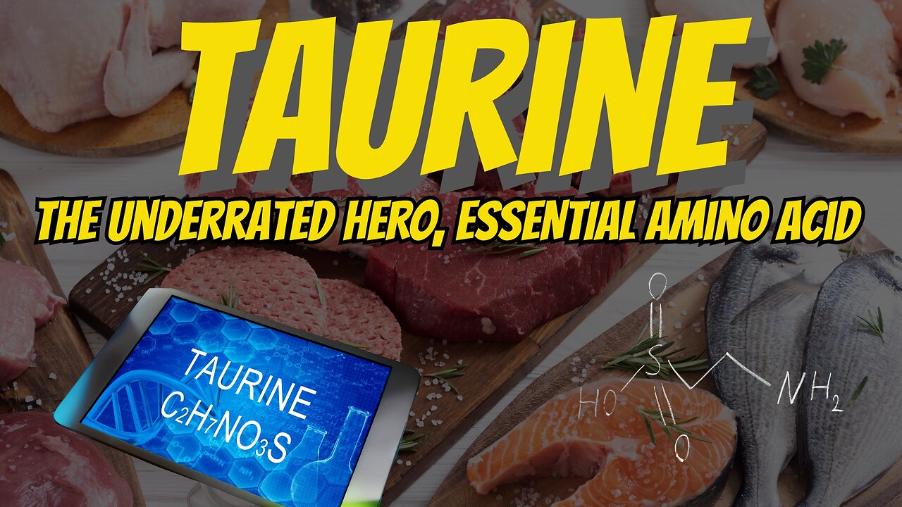 Why carnivore diet is power for health. Taurine- The Underrated Health Hero, a super amino acid